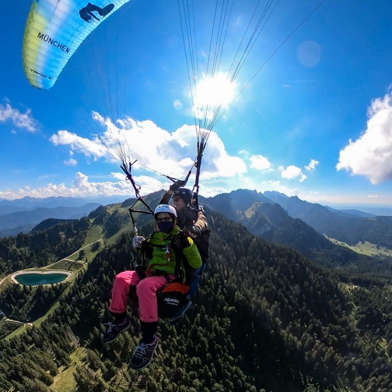 Tandem Paragliding Brauneck - Gleitschirmfliegen